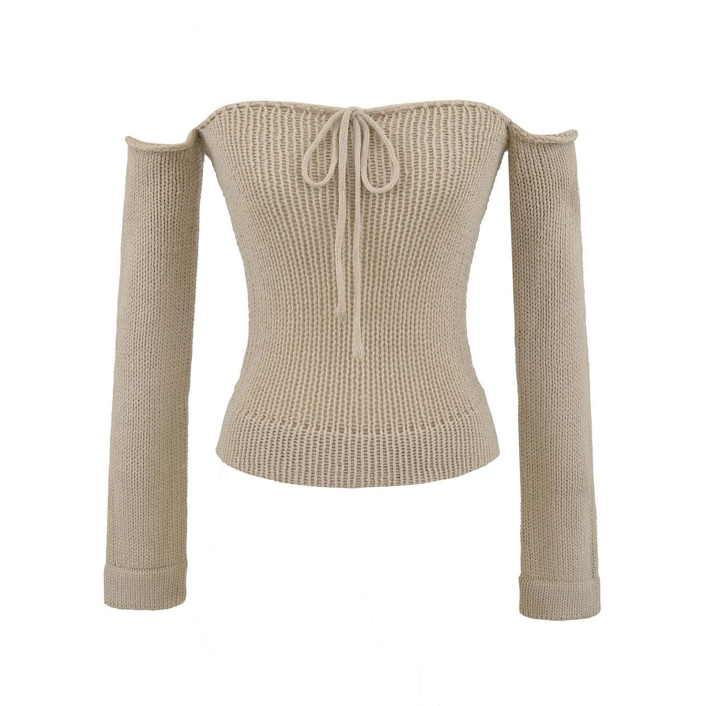 Hanging neck off shoulder top for spicy girls, one shoulder lace up top